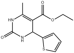 6-METHYL-2-OXO-4-THIOPHEN-2-YL-1,2,3,4-TETRAHYDRO-PYRIMIDINE-5-CARBOXYLIC ACID ETHYL ESTER