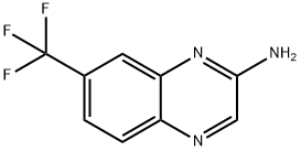 2-Amino-7-trifluoromethylquinoxaline Structural