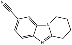 Pyrido[1,2-a]benzimidazole-8-carbonitrile, 1,2,3,4-tetrahydro- (7CI,9CI) Structural