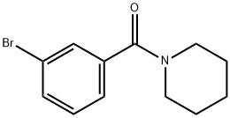 (3-bromophenylcarbonyl)piperidine Structural