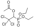 Phosphonic acid, (2,2,2-trichloro-1-hydroxyethyl)-, diethyl ester, ace tate