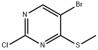 5-BROMO-2-CHLORO-4-(METHYLTHIO)PYRIMIDINE