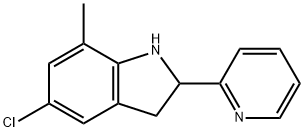 1H-Indole,5-chloro-2,3-dihydro-7-methyl-2-(2-pyridinyl)-(9CI)