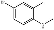 4-bromo-N,2-dimethylaniline Structural