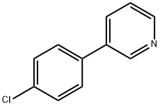 3-(4-CHLORO-PHENYL)-PYRIDINE Structural