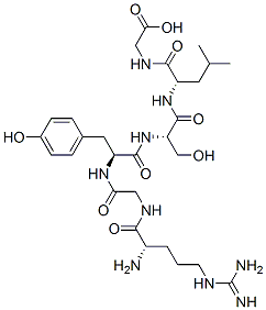 L -arginylglycyl-l -tyrosyl-l -seryl-l -leucylglycine Structural