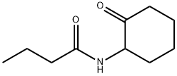 Butanamide,  N-(2-oxocyclohexyl)- Structural