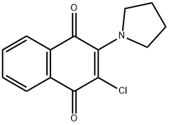 2-chloro-3-pyrrolidino-1,4-naphthoquinone