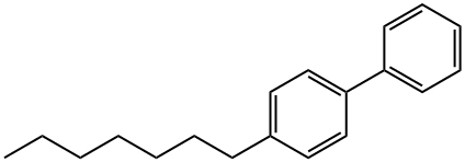 4-N-HEPTYLBIPHENYL Structural