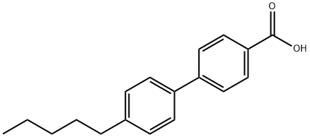 4-(4-n-Pentylphenyl)benzoic acid Structural