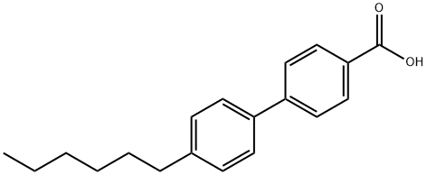 4-N-HEXYLBIPHENYL-4'-CARBOXYLIC ACID Structural