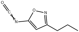 Isoxazole, 5-isocyanato-3-propyl- (9CI) Structural