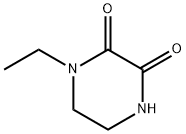 1-Ethyl-2,3-dioxopiperazine Structural