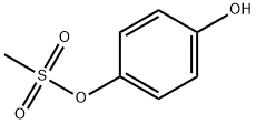 4-HYDROXYPHENYL METHANESULFONATE Structural