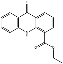 4-Ethoxycarbonyl-9(10H)-acridone Structural