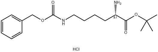 H-Lys(Z)-OtBu.HCl Structural