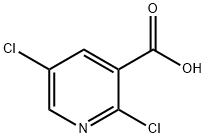 2,5-Dichloronicotinic acid Structural