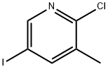 2-CHLORO-5-IODO-3-METHYLPYRIDINE Structural