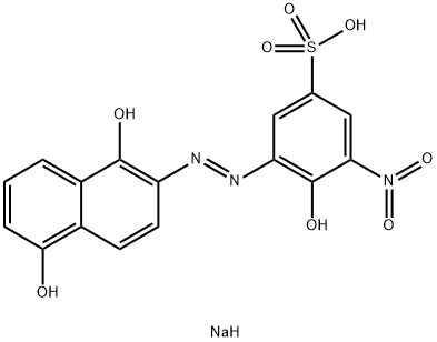 sodium 3-[(1,5-dihydroxy-2-naphthyl)azo]-4-hydroxy-5-nitrobenzenesulphonate 