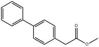 [1,1'-BIPHENYL]-4-ACETIC ACID METHYL ESTER Structural