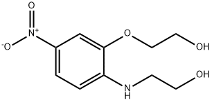 N,O-Di(2-hydroxyethyl)-2-amino-5-nitrophenol Structural