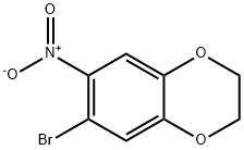 6-BROMO-7-NITRO-2,3-DIHYDRO-1,4-BENZODIOXINE Structural