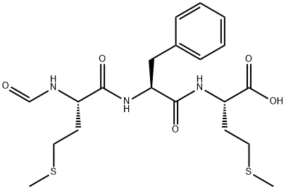 N-FORMYL-MET-PHE-MET Structural