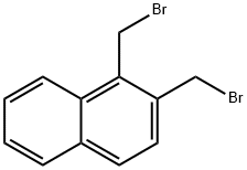 Naphthalene, 1,2-bis(bromomethyl)- Structural