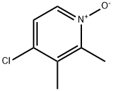 4-Chloro-2,3-dimethylpyridine 1-oxide Structural