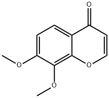 4H-1-Benzopyran-4-one, 7,8-diMethoxy- Structural