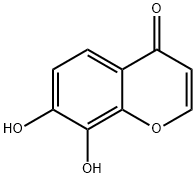 7,8-Dihydroxy-4H-1-benzopyran-4-one Structural