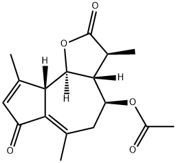 (3S)-4β-Acetoxy-3,3aβ,4,5,9aβ,9bα-hexahydro-3β,6,9-trimethylazuleno[4,5-b]furan-2,7-dione