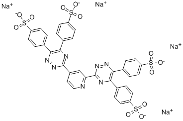 2,4-BIS[5,6-DI(P-SULFOPHENYL)-1,2,4-TRIAZIN-3-YL]PYRIDINE TETRASODIUM SALT