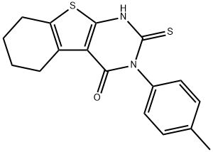 2-MERCAPTO-3-P-TOLYL-5,6,7,8-TETRAHYDRO-3H-BENZO[4,5]THIENO[2,3-D]PYRIMIDIN-4-ONE