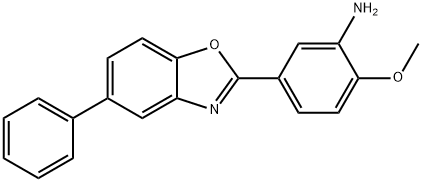 3'-AMINO-4'-METHOXY-PHENYL-2-(P-PHENYL)-BENZOXAZOLE Structural