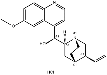 Quinine dihydrochloride Structural