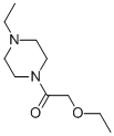 Piperazine,1-(ethoxyacetyl)-4-ethyl- Structural