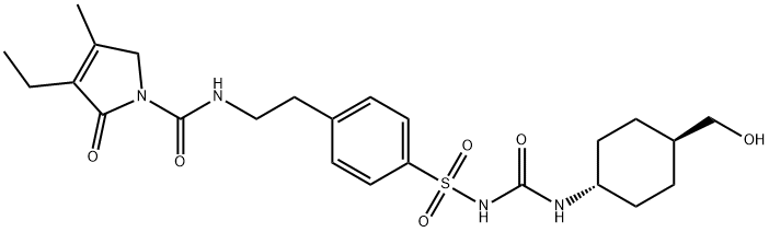 rac trans-Hydroxy Glimepiride-D5 Structural