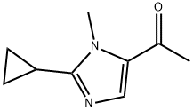 Ethanone, 1-(2-cyclopropyl-1-methyl-1H-imidazol-5-yl)- (9CI) Structural