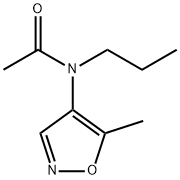 Acetamide,  N-(5-methyl-4-isoxazolyl)-N-propyl- Structural