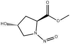 L-Proline, 4-hydroxy-1-nitroso-, methyl ester, trans- (9CI) Structural