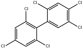 2,2',4,4',5,6'-HEXACHLOROBIPHENYL Structural