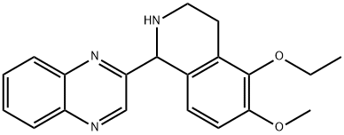 Quinoxaline, 2-(5-ethoxy-1,2,3,4-tetrahydro-6-methoxy-1-isoquinolinyl)- (9CI) Structural