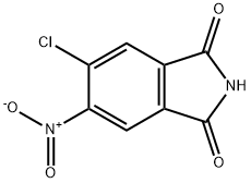 4-Chloro-5-nitrophthalimide Structural