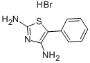 2,4-DIAMINO-5-PHENYLTHIAZOLE MONOHYDROBROMIDE Structural