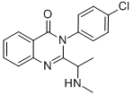 3-(4-CHLOROPHENYL)-2-(1-METHYLAMINOETHYL)-3H-QUINAZOLIN-4-ONE