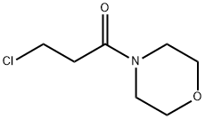 3-Chloro-1-(morpholin-4-yl)propan-1-one Structural