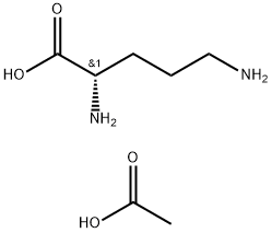 L-Ornithine acetate Structural