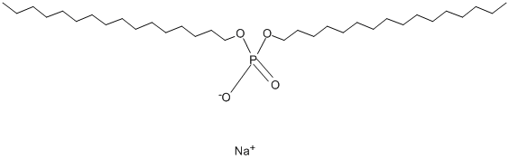 DICETYL PHOSPHATE, SODIUM SALT Structural