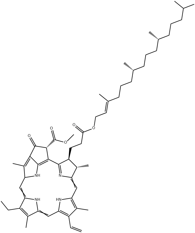 PHEOPHYTIN A Structural